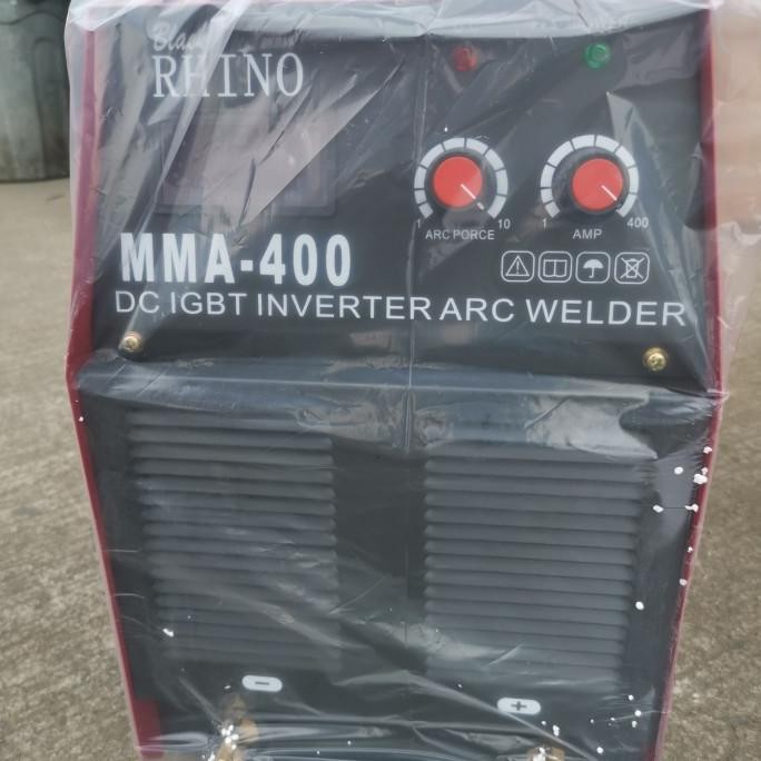 MESIN LAS INVERTER 400 A RHINO TRAFO LAS MMA 400 IGBT 3 PHASE