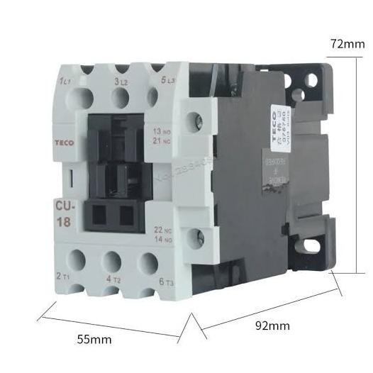 CU-18 380V MAGNETIC CONTACTOR TECO CU18 AC380V