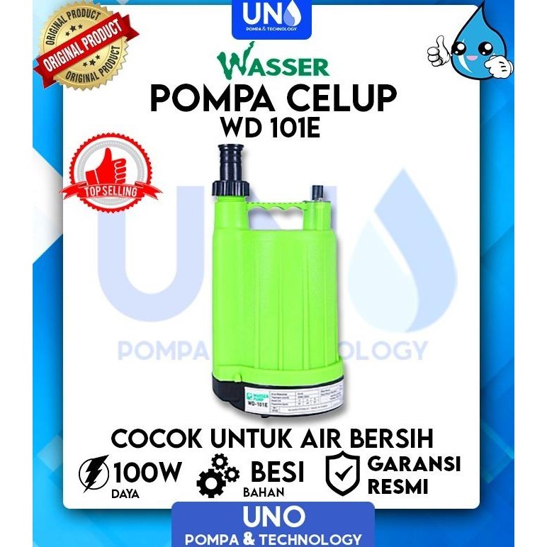 New Mesin Pompa Air Celup Kolam Air Wasser Wd 101 E / Wd-101 E / Wd101E
