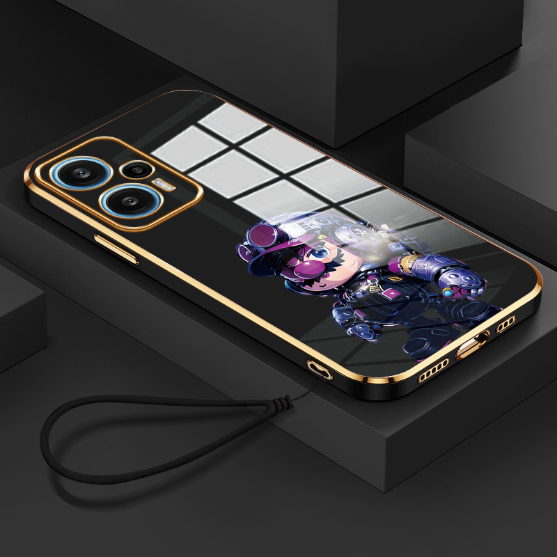 Casing Hp Untuk Xiaomi POCO F5 F4 F4 GT F3 F2 Pro F1 Case Casing mesin HP Kesing kartun Softcase lap