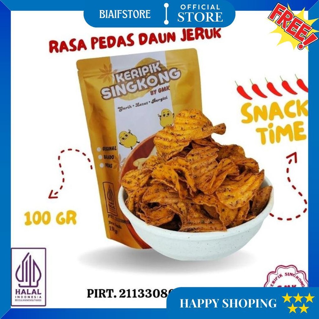 

Gmk Keripik Singkong Balado Pedas Manis 1Kg Cemilan Kiloan Kripik Singkong Balado Ekonomis D Cod
