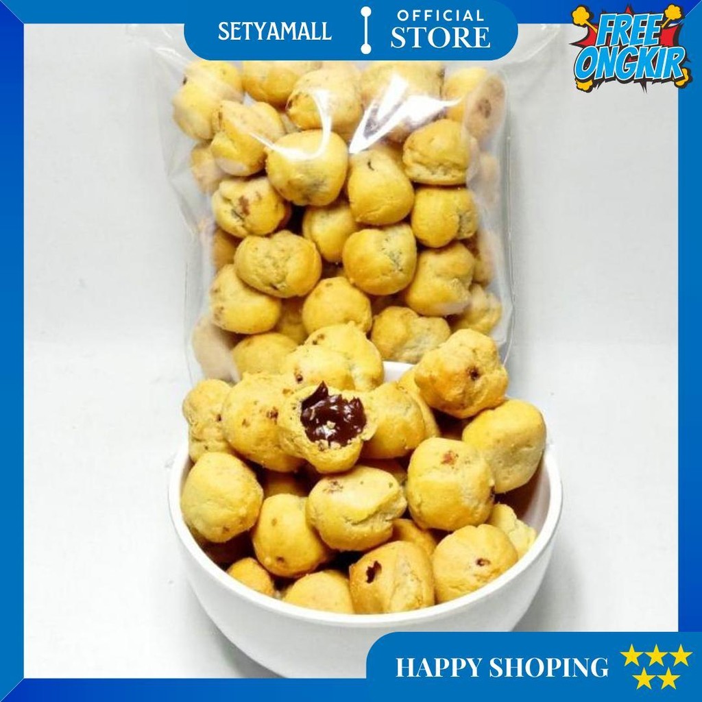 

(1Kg)Kue Sus Kering /Krem Ballen / Kue Soes Coklat /Krem Ballen / Kue Coklat / Soes Kering Coklat (1Kg) (250Gr) (500G) / Duosus / Sus Coklat Kering D Promo 10.10