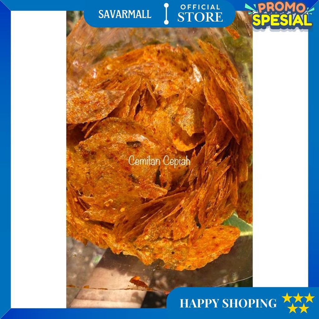 

Kripca / Keripik Kaca 500Gram Pedas Daun Jeruk D Sale