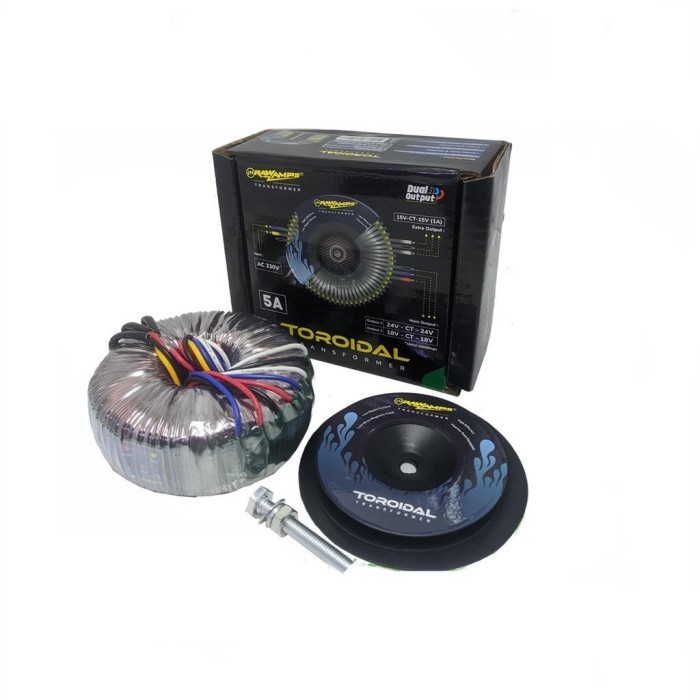 TRAFO TRAVO DONAT 5A 18-24V CT TRAVO TOROID RAWAMPS ORIGINAL