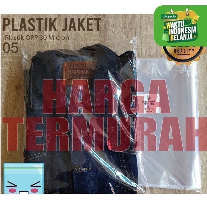 

Plastik Opp Lem 45X50 Cm Plastik Opp Seal Isi 100 Pcs Plastik Baju