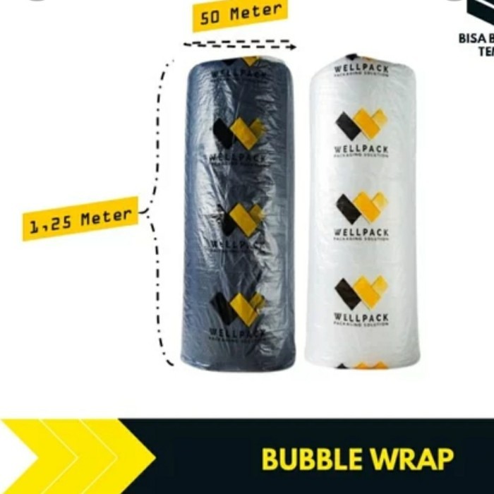 

Khusus Grab/Gojek- Bubble Wrap Black 125Cm X 50M Bubble Wrap Hitam