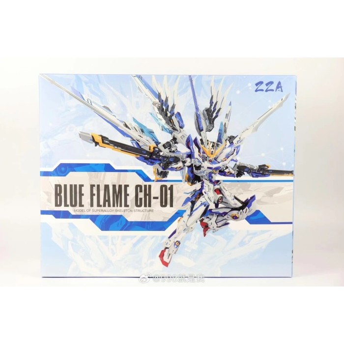 ZA Model ZA 08 MG 1/100 Blue Flame Mokit(Metal Frame)