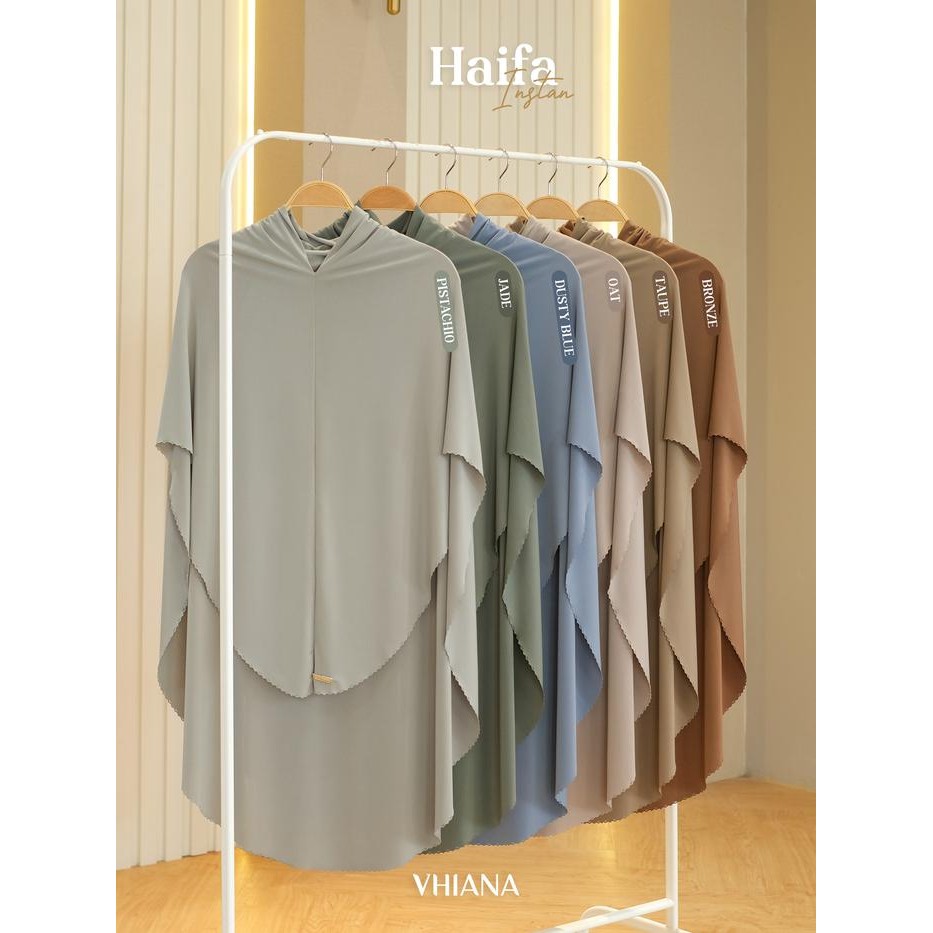 [Vhiana] Haifa Bergo Instan Jumbo By Vhiana Cantik Jilbab