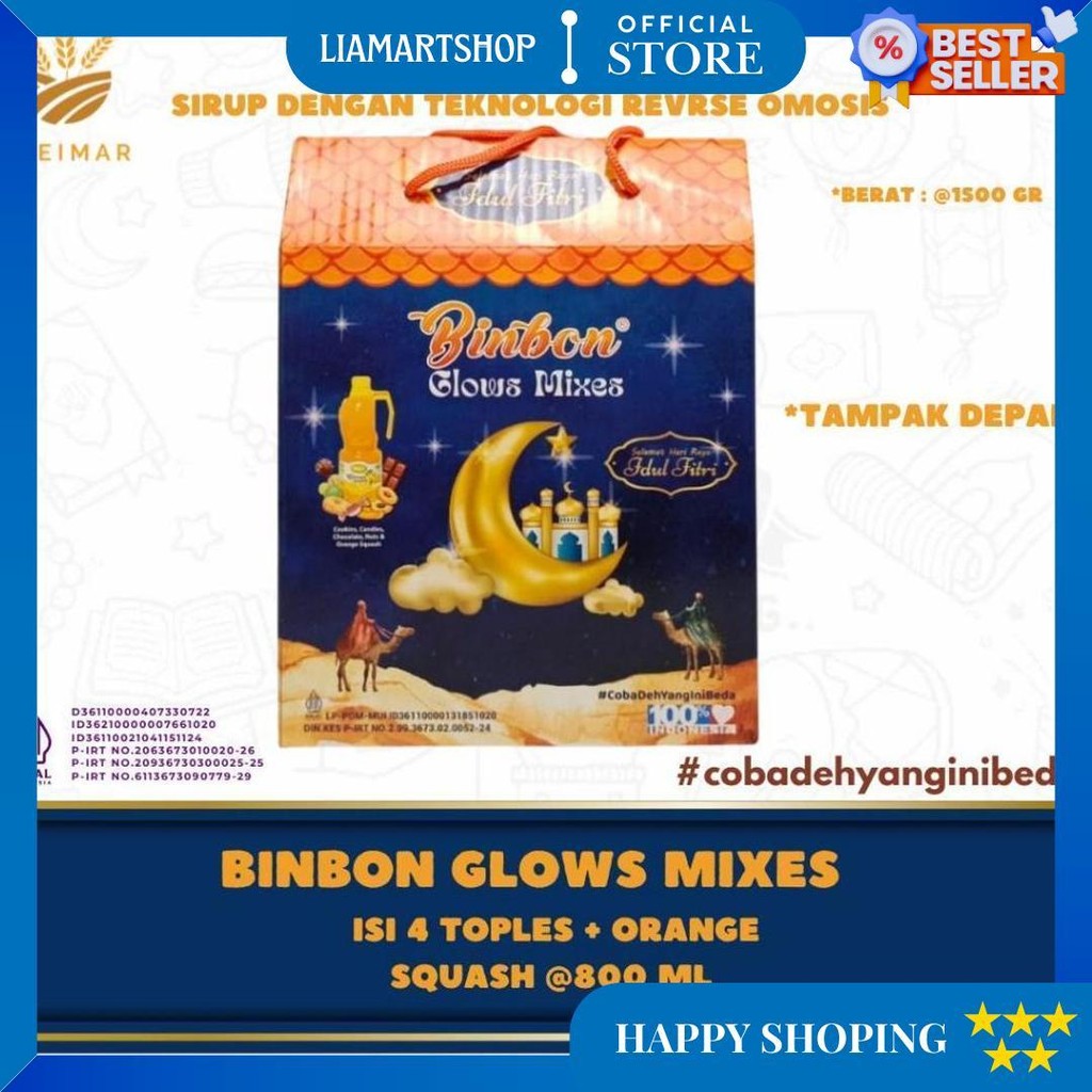 

Binbon Glows Mixes - Cookies, Chocolate, Candy, Peanut + Sirup D Gratis Ongkir