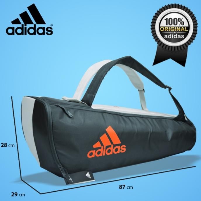 Tas Raket Badminton Bulutangkis / Tenis Adidas VS3.1 6 Racket Bag Grey TS