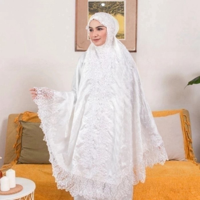 mukena sutra paris premium mukena mahar terbaru mukena ahsani original