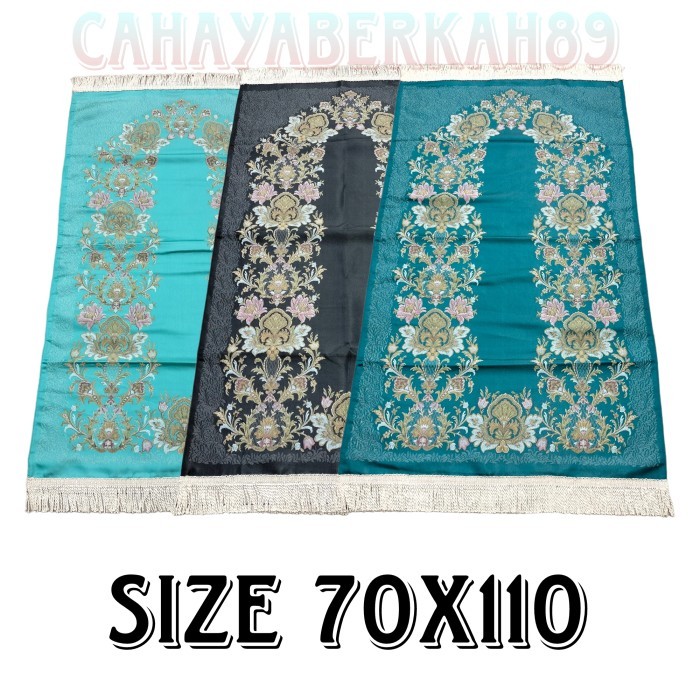 sajadah turki premium bordir bermotif