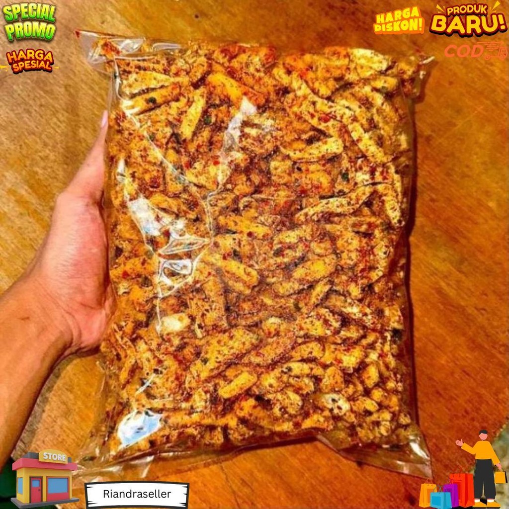 

Promo Basreng Daun Jeruk Viral 1Kg Basreng Pedas Daun Jeruk Cemilan Murah D Promo 10.10