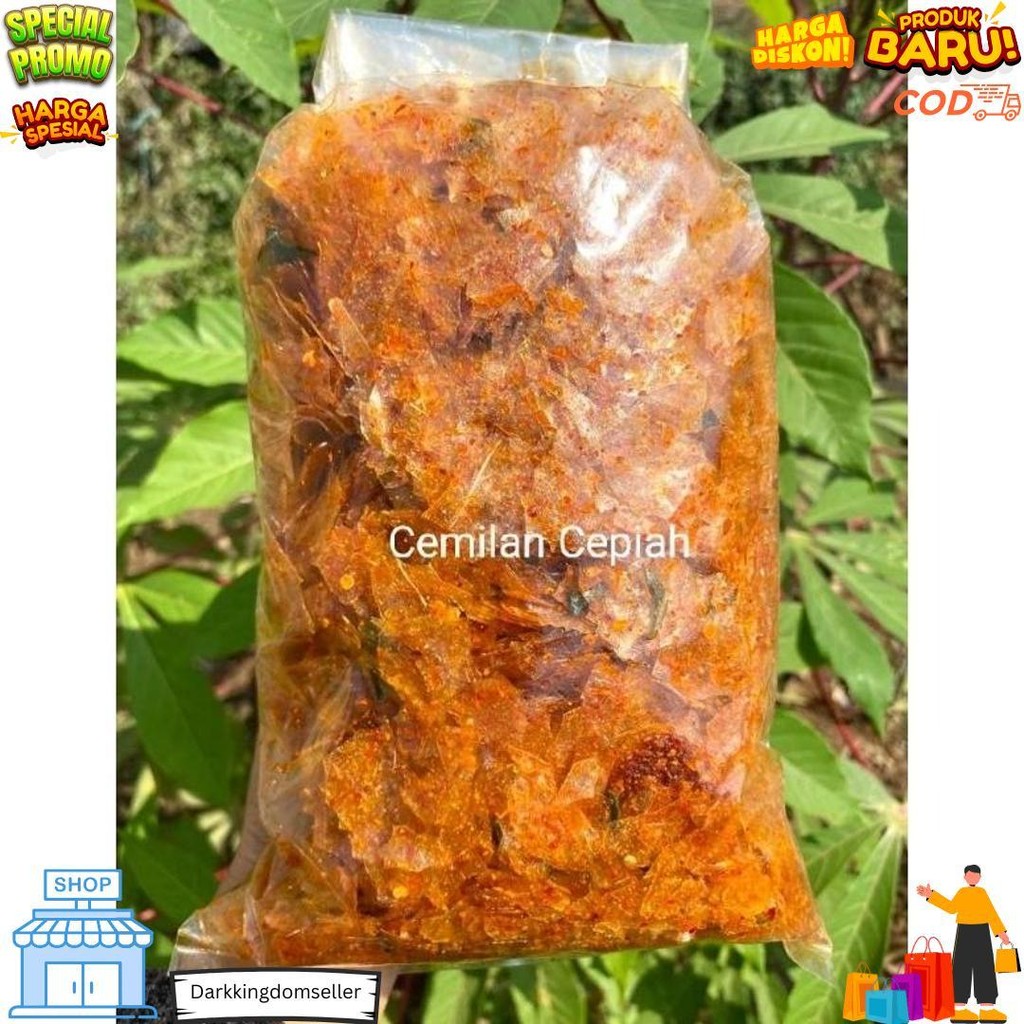 

Kripca / Keripik Kaca 500Gram Pedas Daun Jeruk D Best Seller