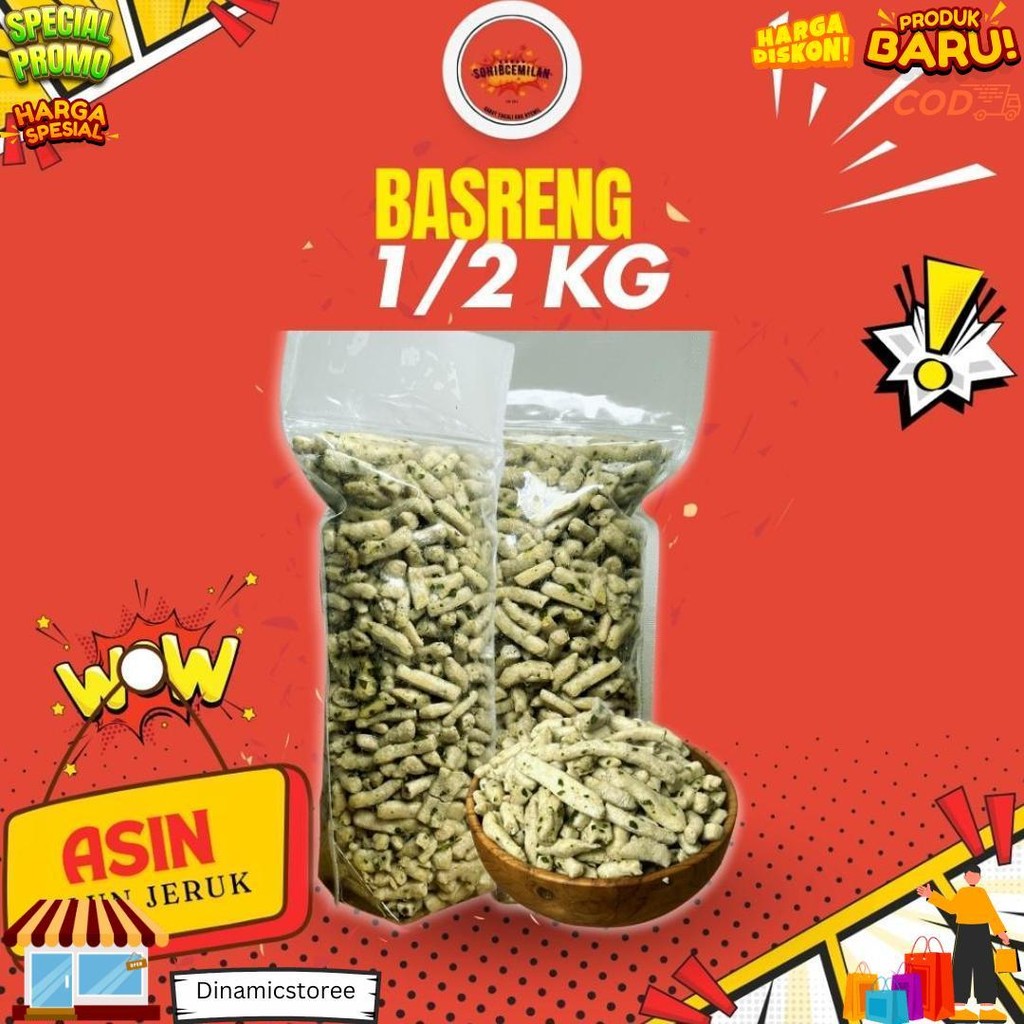 

Basreng Pedas Daun Jeruk 1/2Kg D Cod