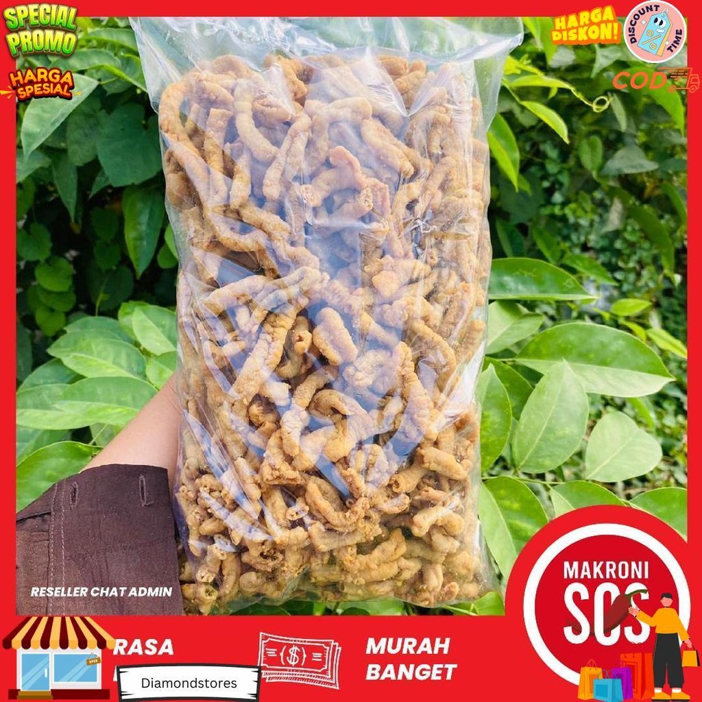 

Keripik Usus Termurah Terenak Kemasan Besar 1Kg D Cod