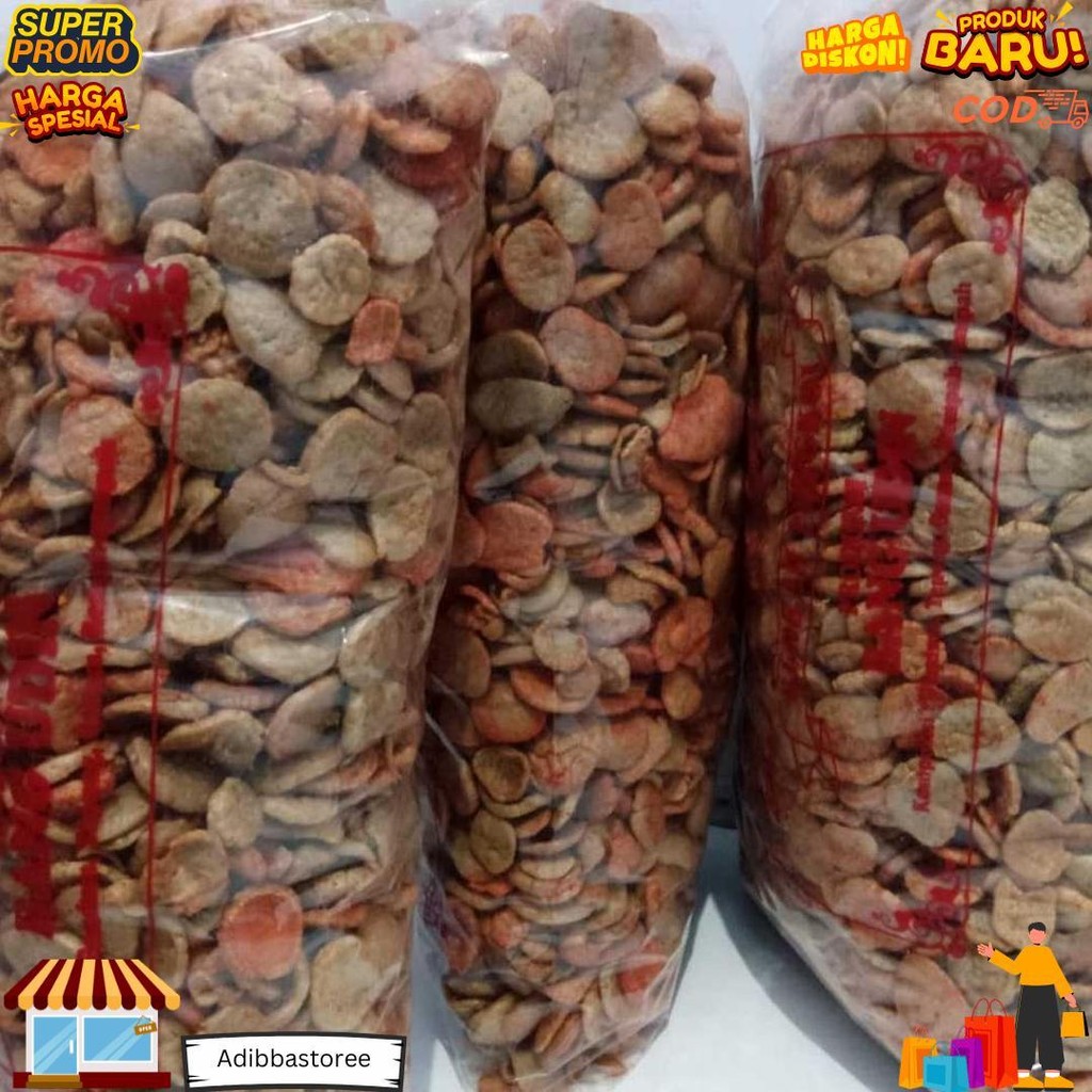 

Kerupuk Jengkol Bulat Pedas Manis Cemilan Enak Jajanan Jadul D Promo 10.10