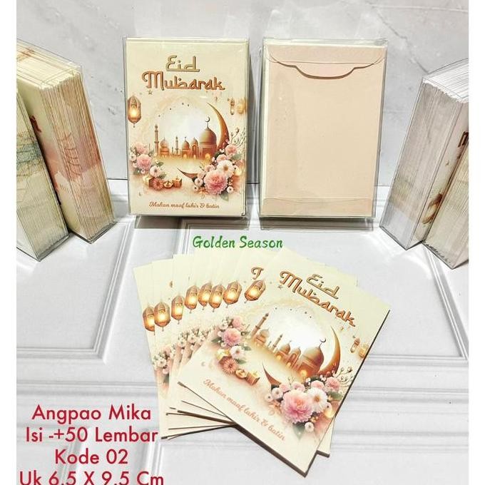 

AMPLOP LEBARAN ISI 50 LBR IDUL FITRI 2025 - ANGPAO LUCU MIKA ISI 50 LEMBAR DEL