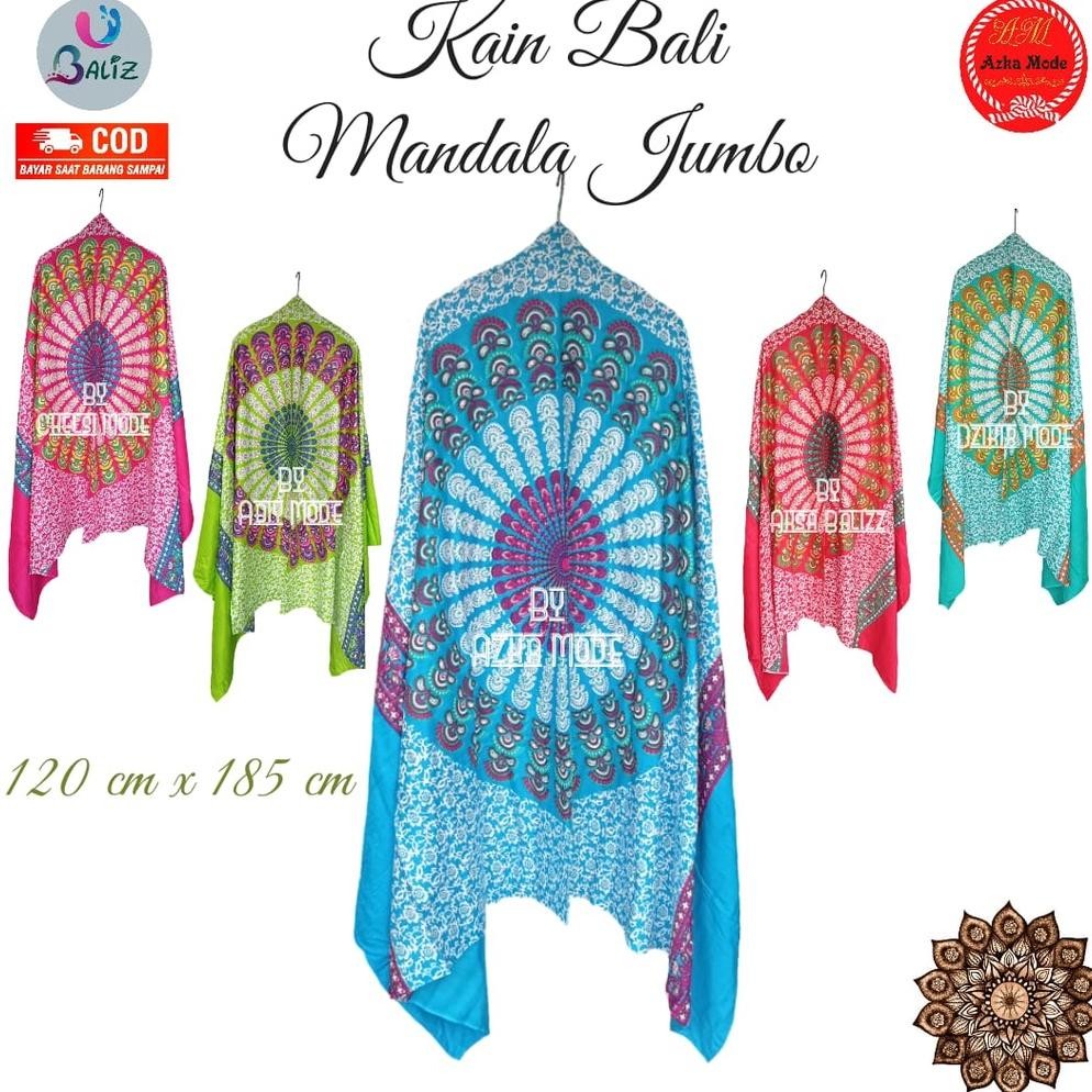 Kain Bali / Kain Pantai Tebal Motif Mandala Jumbo