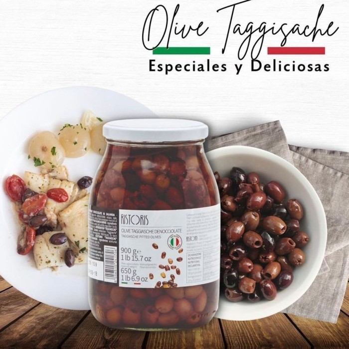

Taggiasche Pitted Olives 900gr - Ristoris