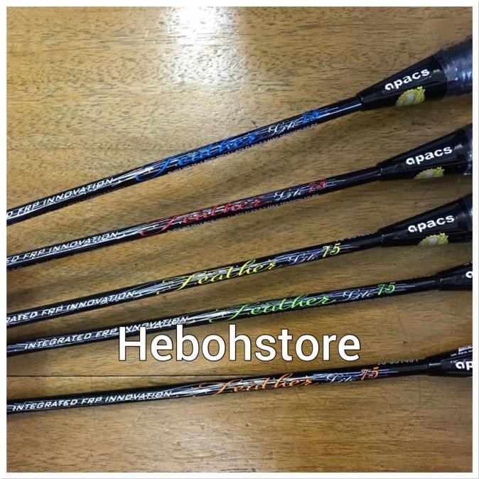 Raket badminton APACS NEW FEATHER LITE 75 ORIGINAL 100% Terlaris