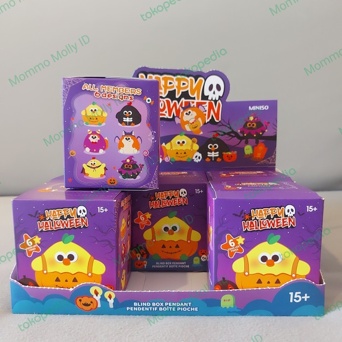 Miniso - Dundun Halloween Series BlindBox (6Designs) KeyChain