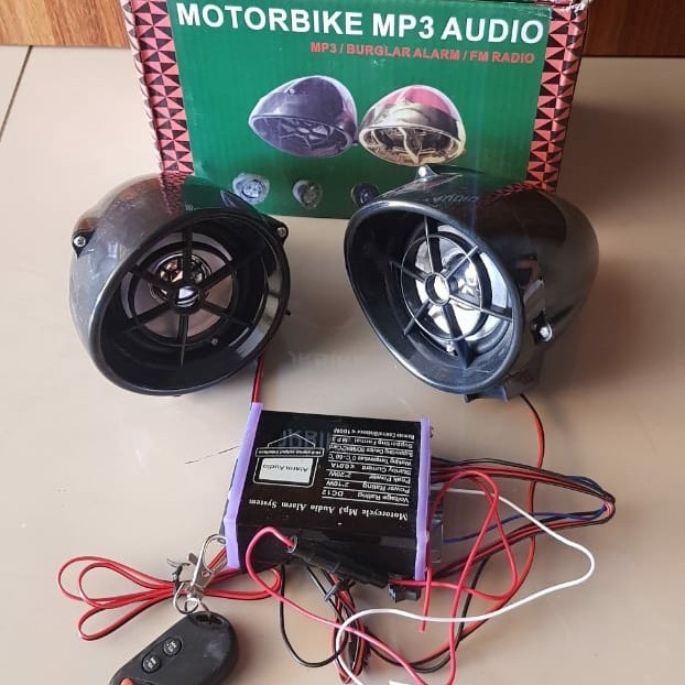 Speaker Alarm Mp3 Mobil Dan Motor