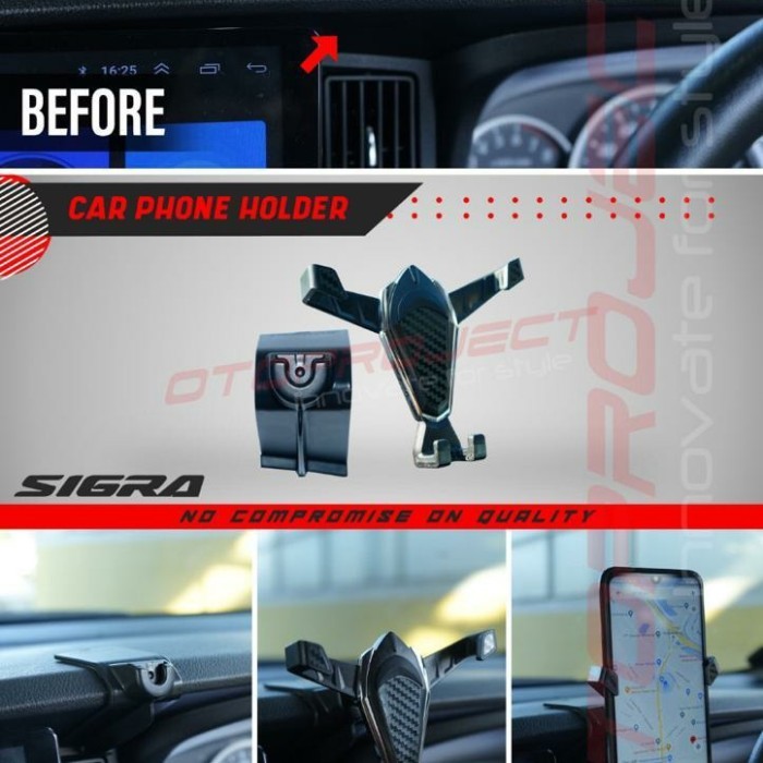 Phone Holder Mobil Agya Sigra Ayla Calya Otoproject