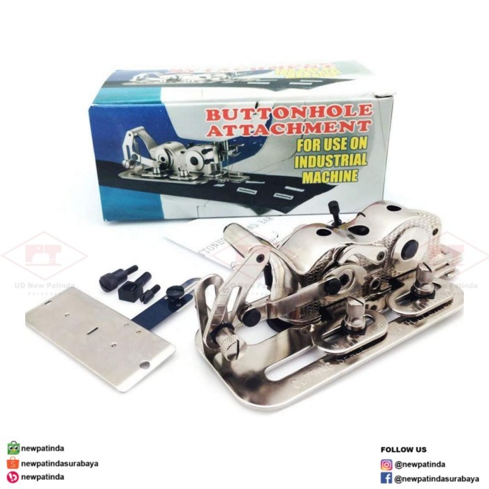 

\"\"\"\] IBA 10 Buttonhole Attachment Alat Lubang Kancing Mesin Jahit Industri