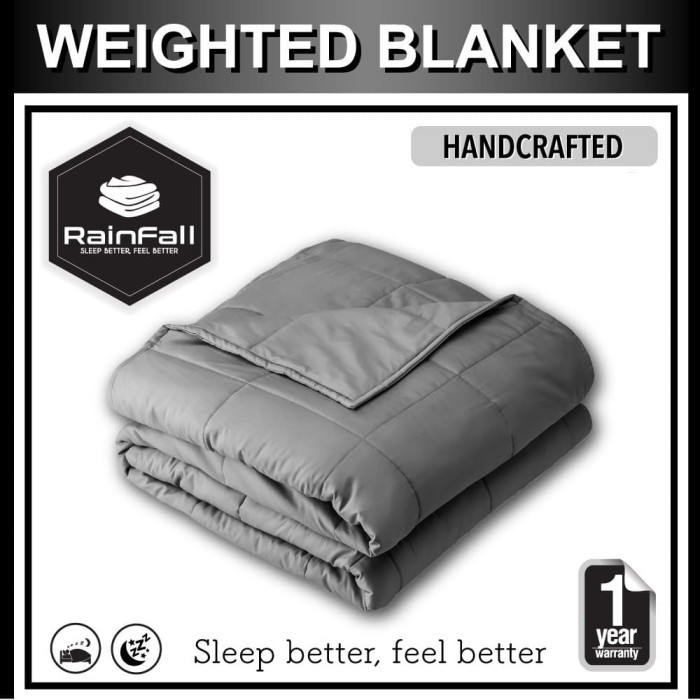 Rainfall Custom Size Heavy Weighted Blanket Selimut Berat