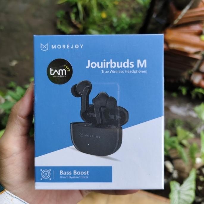 TWS MoreJoy Bass Boost Suara Bass Kuat Koneksi Nirkabel Terbaik Terlaris
