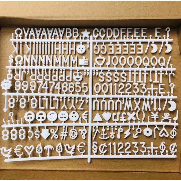 

Grosir Murah 2 Cm - Huruf Tambahan Untuk Letter Board / Papan Nama Bayi / Menu Cafe / Properti Foto-