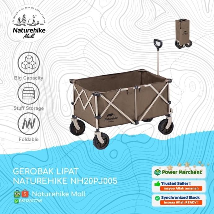 GEROBAK LIPAT NATUREHIKE NH20PJ005 KERANJANG PIKNIK TROLI CAMPING