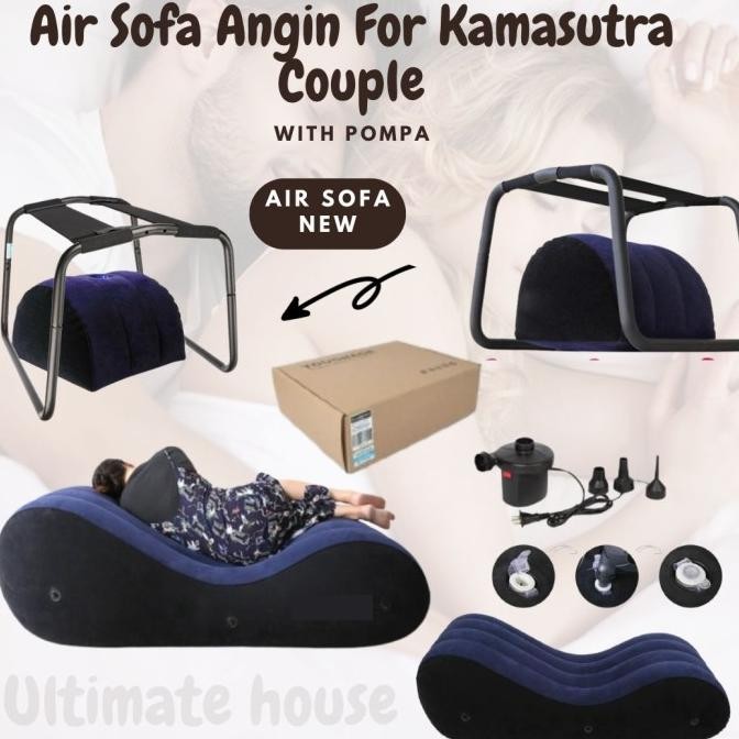 Air Sofa Portable Inflatable For Kamasutra With Pompa Angin