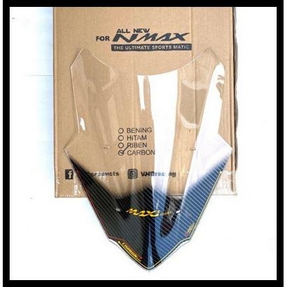 Aksesoris Winsil Windshill Mika Tameng Visor Batok Motor Nmax New Old