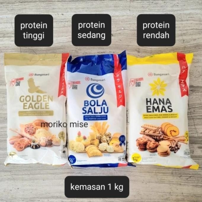 

/////] Terigu Bunga Sari golden eagle/ hana emas/ bola salju