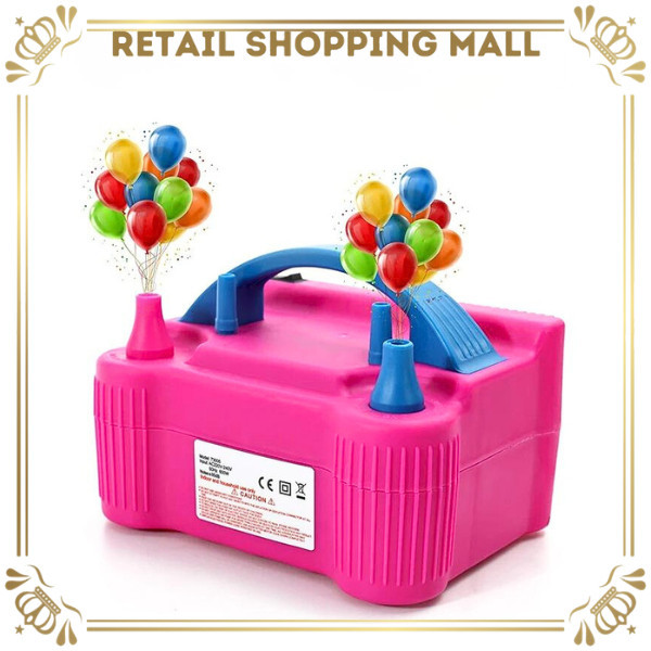 Rsm Pompa Balon Elektrik Listrik 2 Lubang 2 In 1 Electric Balloon Pump