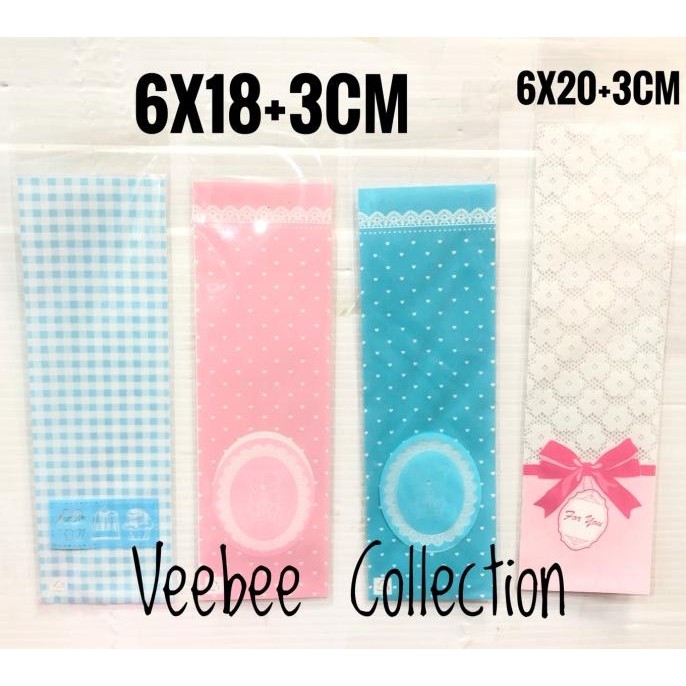 

Silahkan Order] Plastik Snack Opp 6x18 & 6x20cm/ plastik fancy/cookies plastic/plastik