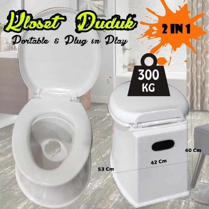 Closet Portable / Kloset duduk / Kursi kloset
