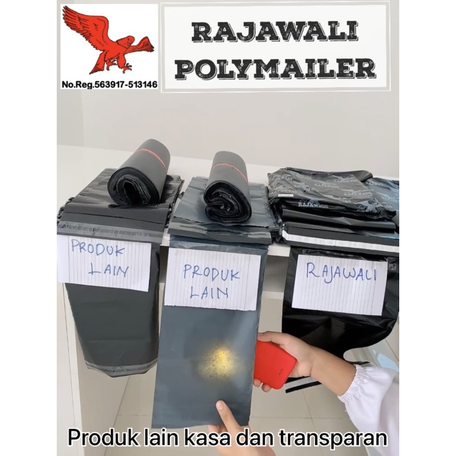 

Polymailer 4050Cm Amplop Bag Plastik Packing Grosir Tebal Isi100 Lbr Ready
