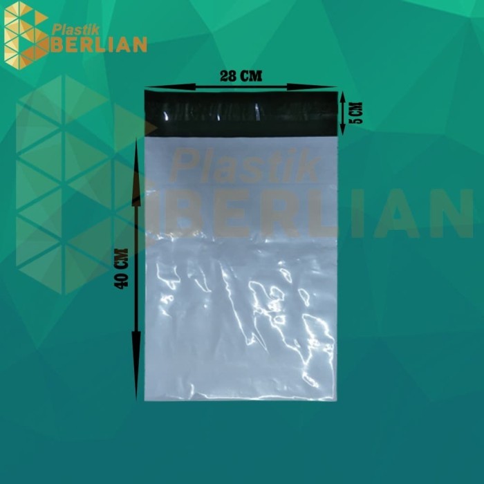 

Plastik Amplop Packaging Polymailer Polybag 28X40 Isi 100 White Ready