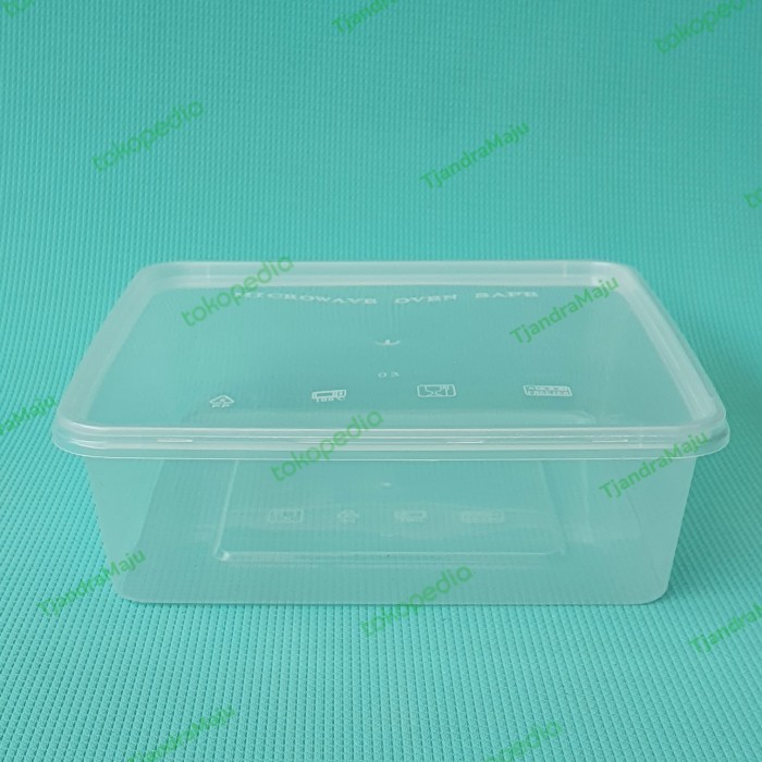 Termurah Kotak Makanan/Thinwall Square Dm 1000Ml/1000 Ml