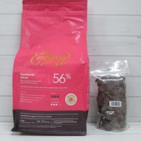 

] Embassy Chocolate Equatorial Blend Dark Couverture Tulip