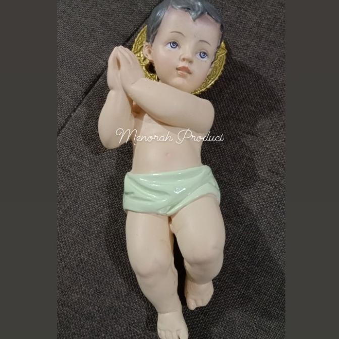 Patung Bayi Yesus. 16cm