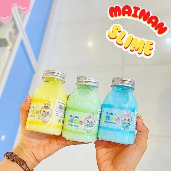 populer] SLIME BAREL - SLIME ANAK WADAH BOTOL MINI KARAKTER LUCU / TOYS - MAINAN ANAK SLIME