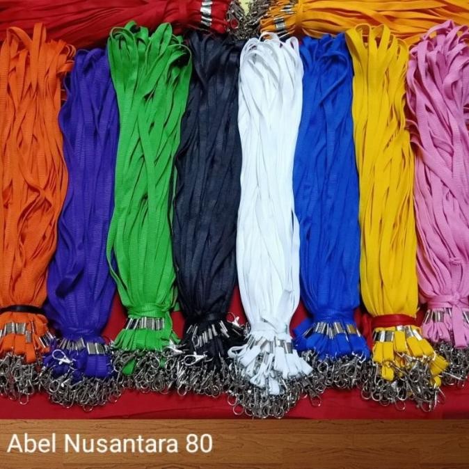 

PROMO / Tali id card lanyard kait tebal isi /50pcs Non COD