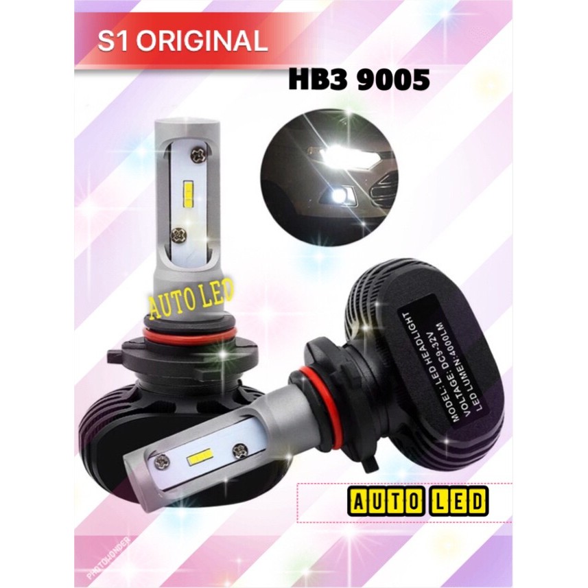

BERGARANSI Lampu Led Mobil HB3 9005 S1 CSP Chips 2 Pcs Sepasang A00244