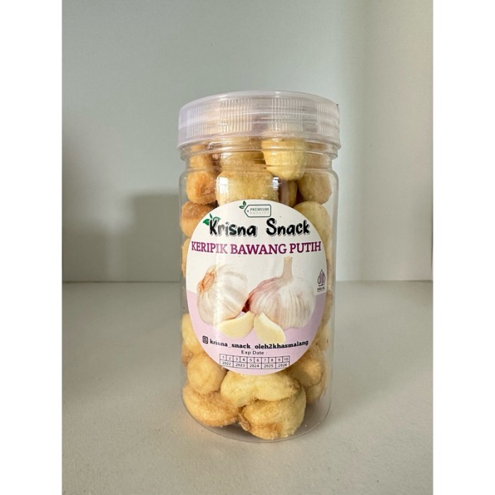 

FREE ONGKIR Keripik Bawang Putih Utuh White Garlic Cemilan Sehat Non Minyak