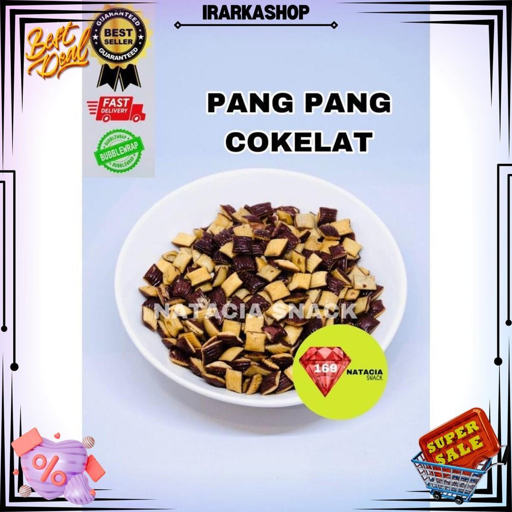 

[500 Gr] Pang Pang Cokelat / Pang Pang Manis Cokelat // Pang Pang Duo Cokelat Enak Gurih Renyah Snack Medan Natacia Snack D Best Seller