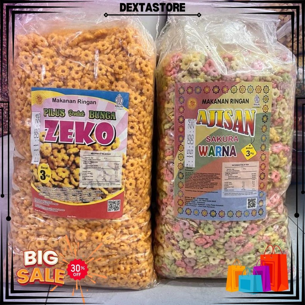 

Snack Bunga Sakura Ribut 1 Ball Isi 3 Kg Ramadhan Sale
